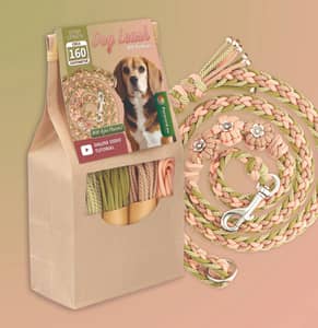 DIY Kit ''Aztec Sun Bar'' - Make your own Dog Leash