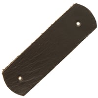 105 mm Stoppeur En Cuir Marron 2 Trous