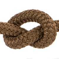 Chocolate Braun 10 mm Seil - PPM Doppelgeflecht