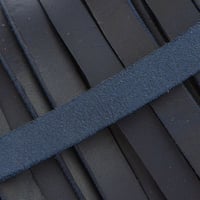 10mm Blau Fettleder Meterware Endlosriemen