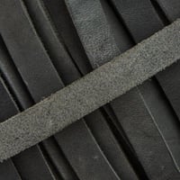 20 mm Grey Greased Leather Band (Pull-Up Leather) per meter