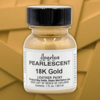 18K Gold - Angelus Pearlescent Leather Paint - 29.5 ml (1 oz.)