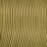 Metallic Moss 2 mm Lederschnur