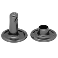 Double Cap Rivet 'Gun Metal' 11 mm