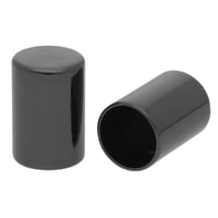 12 x 20 mm 'Gun Metal' Metal Cord End caps