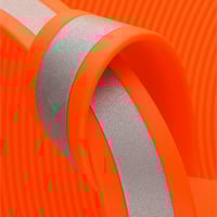 Orange (OR522) Reflective BioThane 'BETA' ® 25 mm - 2.5 mm Per Meter