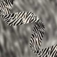 Woven Recycled Polyester strap Zebra - 20 mm