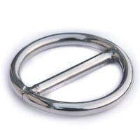 Anneau avec bar inox. 30 x 4 mm