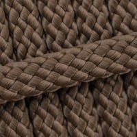 Chocolate Braun 12 mm - PPM Schlauchband - (Flach/Hohlgeflecht)