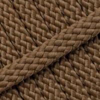 Chocolate Braun 8 mm - PPM Schlauchband - (Flach/Hohlgeflecht)