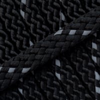 Reflectable Black PPM Cord - Ø 8mm. (hollow)
