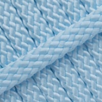 Baby Blau 8 mm - PPM Schlauchband - (Flach/Hohlgeflecht)