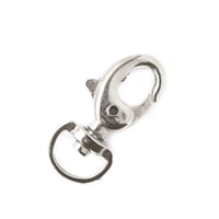 Nickel Plated Snap Hook for Key Ring 32 mm - Ø 9 mm