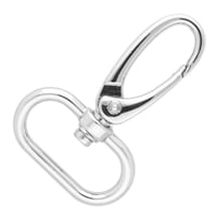 Silver Plated Snap Hook 47 mm - ⧄ 25 mm