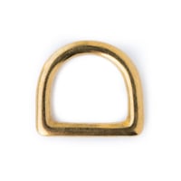 Brass 20 x 4 mm D-ring