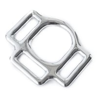 Chrome Plated 20 mm Halter Square 3-sided