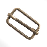 Metal Slide Buckle Antique Brass 25 mm