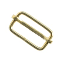 Metal Slide Buckle Gold 25 mm