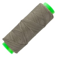 Grey 1 mm Waxed Polyester Cord 