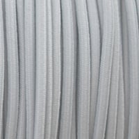 Silver - Elastic Cord 3 mm