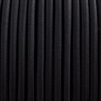 Black - Elastic Cord 4 mm