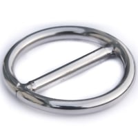 Anneau avec bar inox. 35 x 5 mm