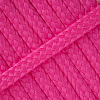 Neon Rosa 6 mm Seil - PPM - (Flach/Hohlgeflecht)