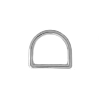 Chrome Plated 17 x 3 mm D-ring