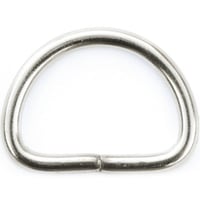 Stainless Steel 40 x 5 mm D-ring