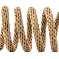 Beige PPM Tresse Solide - Ø 10mm
