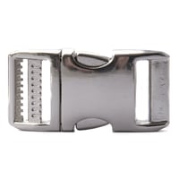 Adjustable ALU-MAX® Aluminium Buckle Silver 25 mm (1")