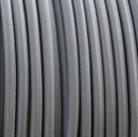 Grey - Elastic Cord 4 mm