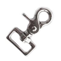 Swivel eye Clip Carabiner Nickel Plated 65 mm - ⧄ 25 mm