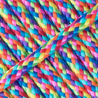Rainbow PPM Cord - Ø 6mm. (Flat/coreless)