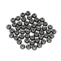 4 x 3,5mm - Satz mit 50 Messing rund - Gun Metal