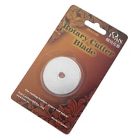 Rotary cutter blade for leather