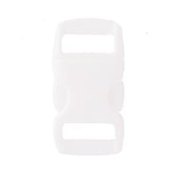 White 3/8 (S) Buckle