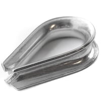 Thimble 7 mm stainless steel