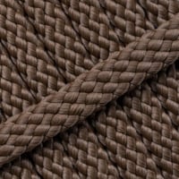 Braun 8 mm - PPM Schlauchband - (Flach/Hohlgeflecht)