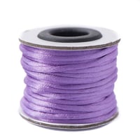 Lila - 2mm - Rattail Corde de Satin (10 m)