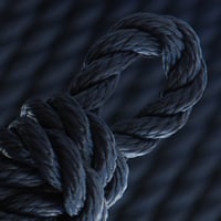 Bleu Denim PPM Cordage Torsadé - Ø 12 mm