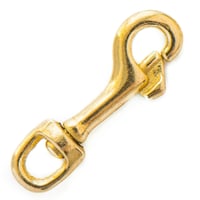 Brass Snap Hook 50mm - Ø 6.5 mm