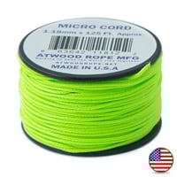 38 m Neon Grün - Micro Paracord
