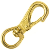 Brass Snap Hook 82 mm - ⧄ 18 mm