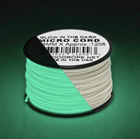 38 m Glow in the Dark - Micro Paracord