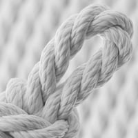 White PPM Twisted Rope - Ø 10mm