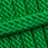 Metallic Grass Green PPM Cord - Ø 12mm. (hollow)