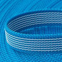 Sangle tissée PPM avec caoutchouc 'Bleu' 20 mm