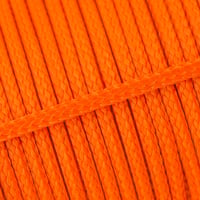 Neon Arancione PPM Corda - Ø 4mm (Piatta/senza nucleo)