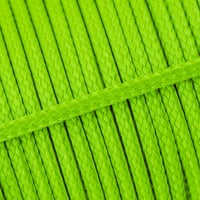 Neon Green PPM Cord - Ø 4mm. (Flat/coreless)